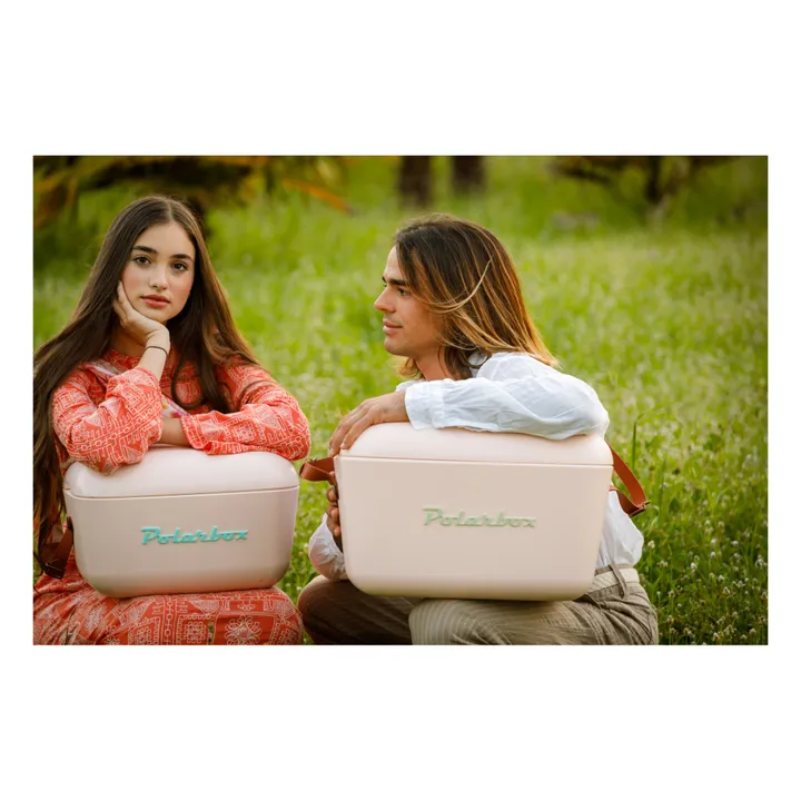 Polarbox Glacière avec anse colorée | Nude