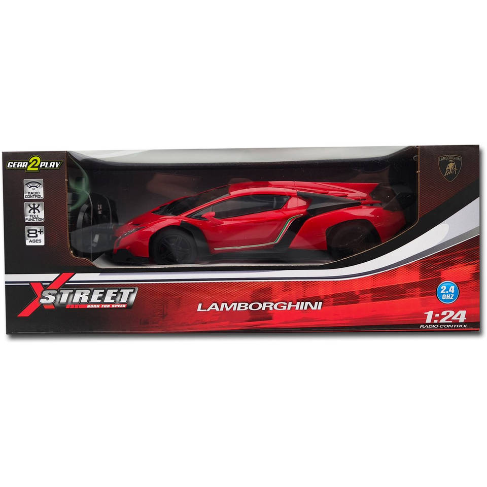 Op afstand bestuurbare auto Lamborghini Veneno - rood
