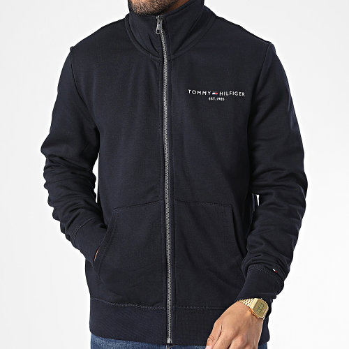 Veste Zippée Tommy Logo 9327 Bleu Marine