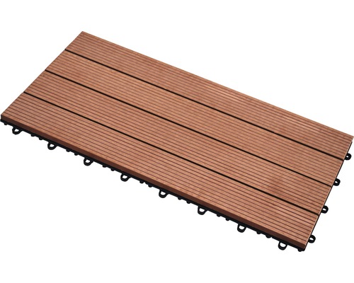 Konsta WPC kliktegel 30 x 60 cm, bruin