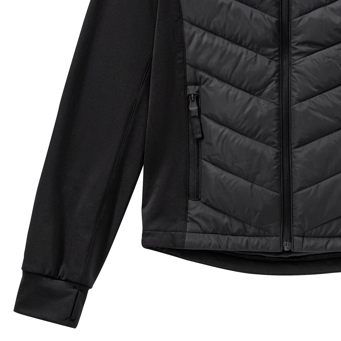 Beatwear Kinder Sport-Jacke mit Kapuze schwarz