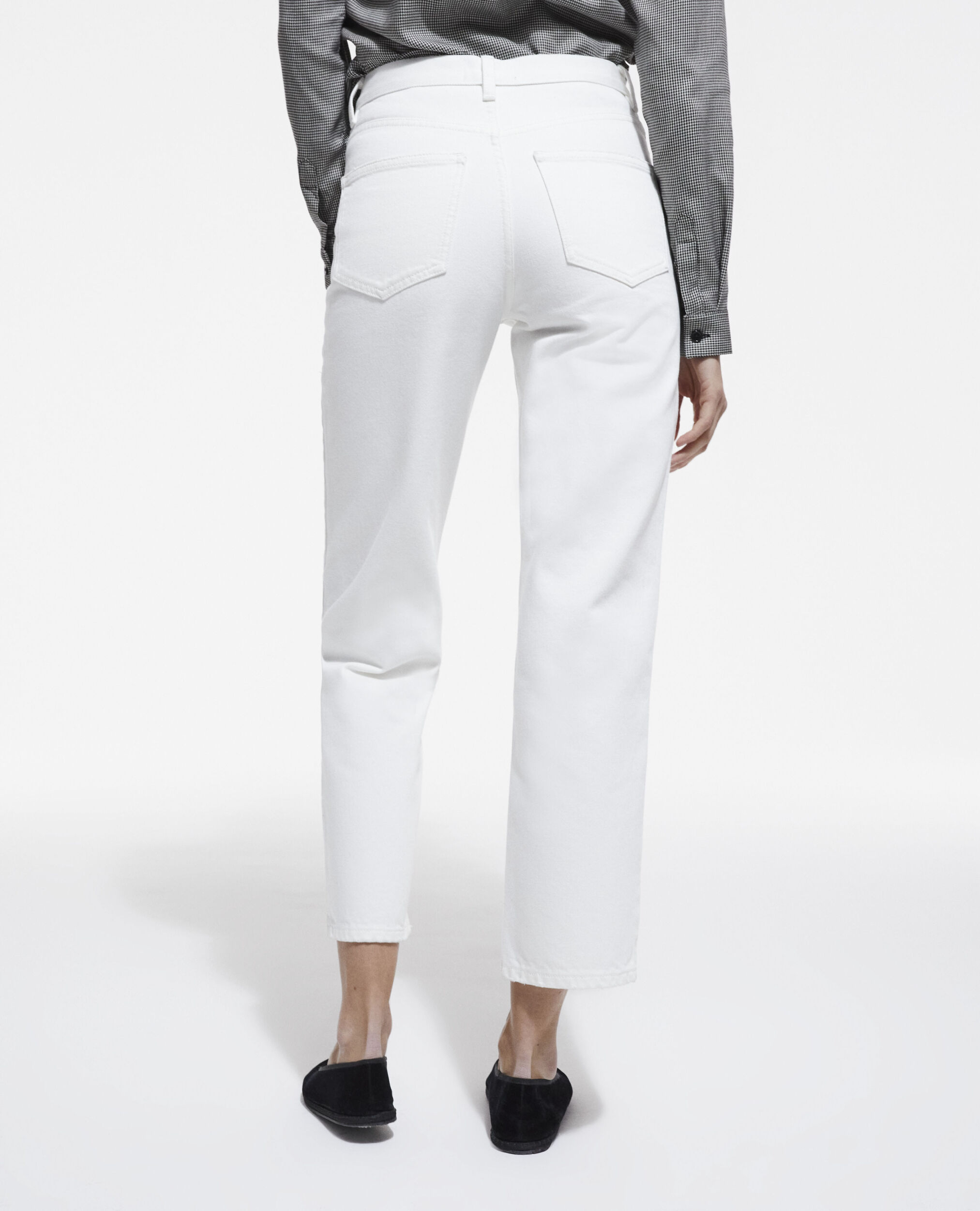 Jean droit blanc