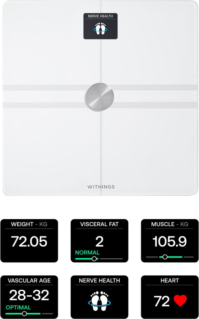 Withings Body Comp badevægt WBS12-White-All-Inter