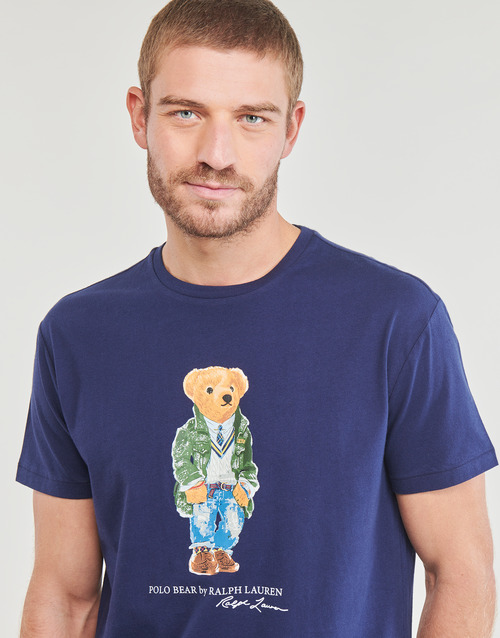 Polo Ralph Lauren - T-SHIRT POLO BEAR AJUSTE EN COTON Marino / Newport / Navy / Hrtg
