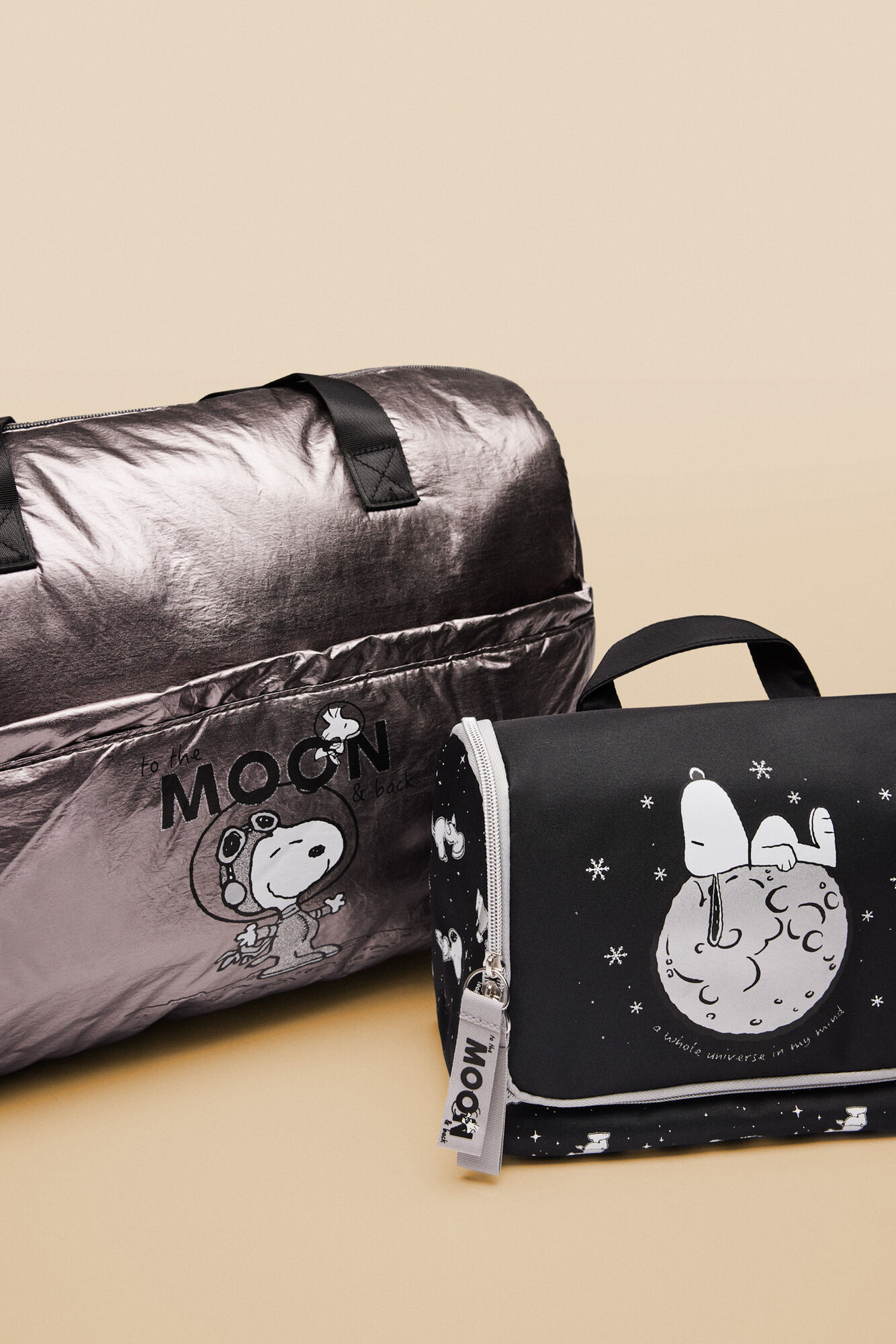 bolsa de boliche metálica do Snoopy