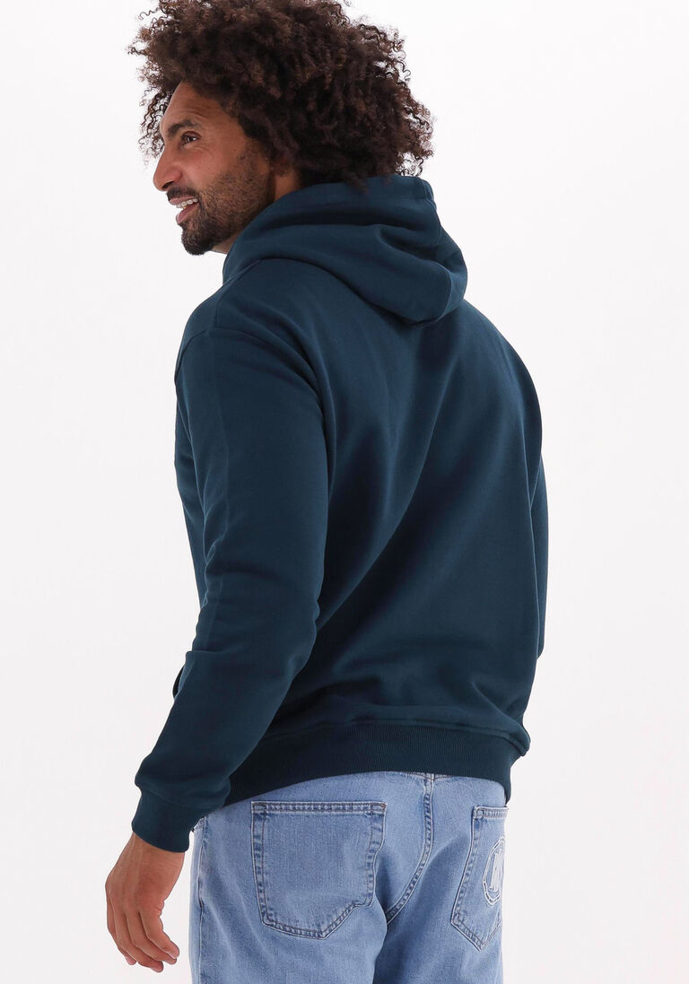 WOODBIRD donkergroene woodbird sweater pope double hoodie