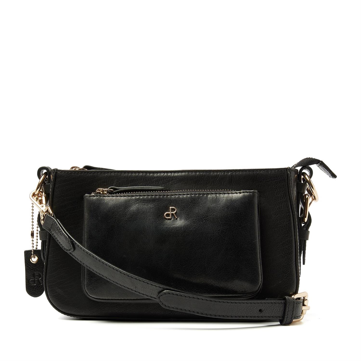 dR Amsterdam Milan Schoudertas Black