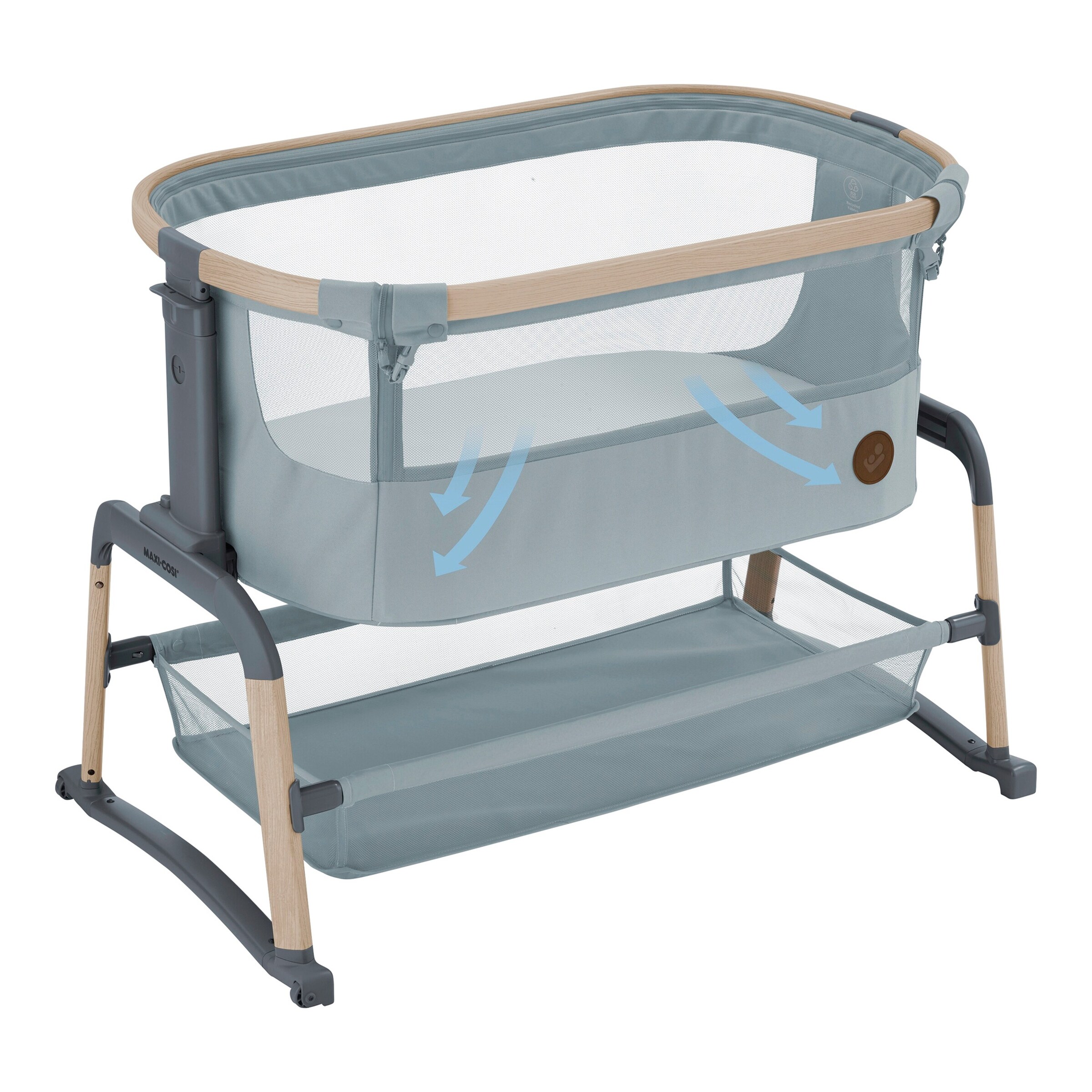 Maxi-Cosi Beistellbett Iora Air Beyond Grey