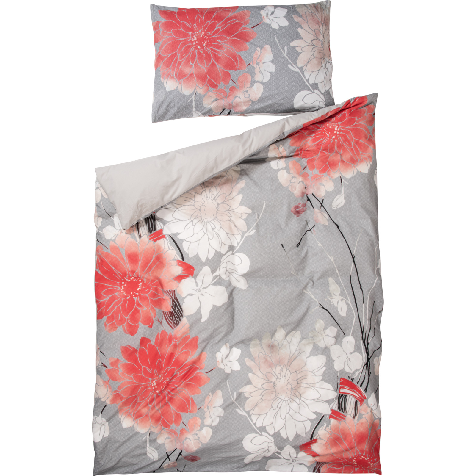 Bettwäsche mit japanischem Blüten-Design