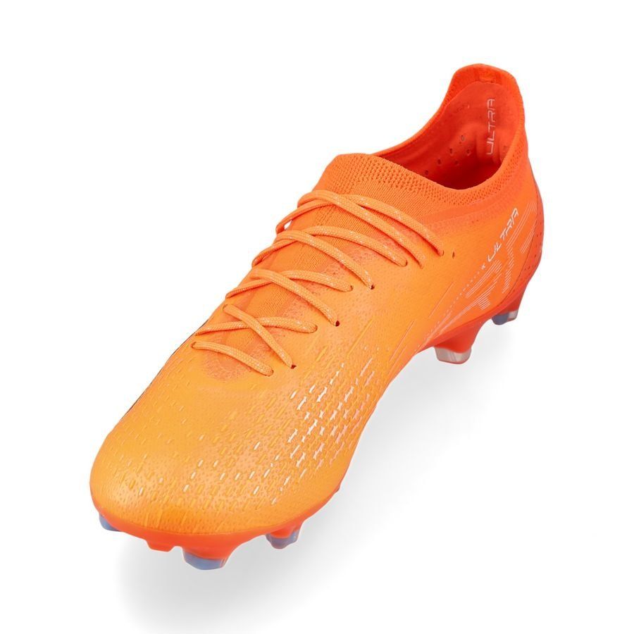PUMA Ultra Ultimate FG/AG Supercharge - Orange/Blanc/Bleu