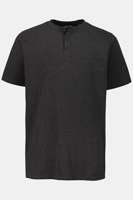 Henley, Basic, Knopfleiste, Halbarm