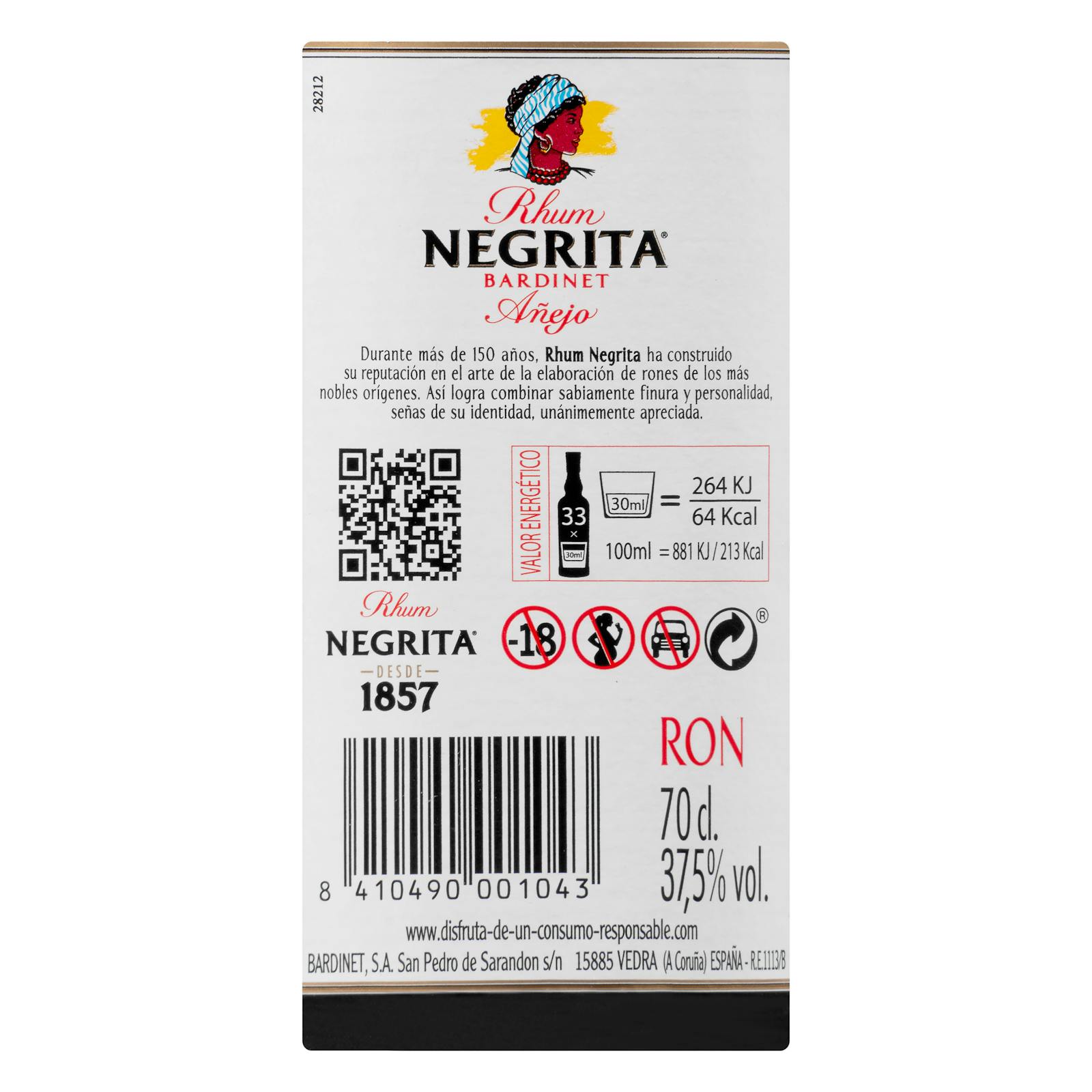 Rhum vieilli Negrita