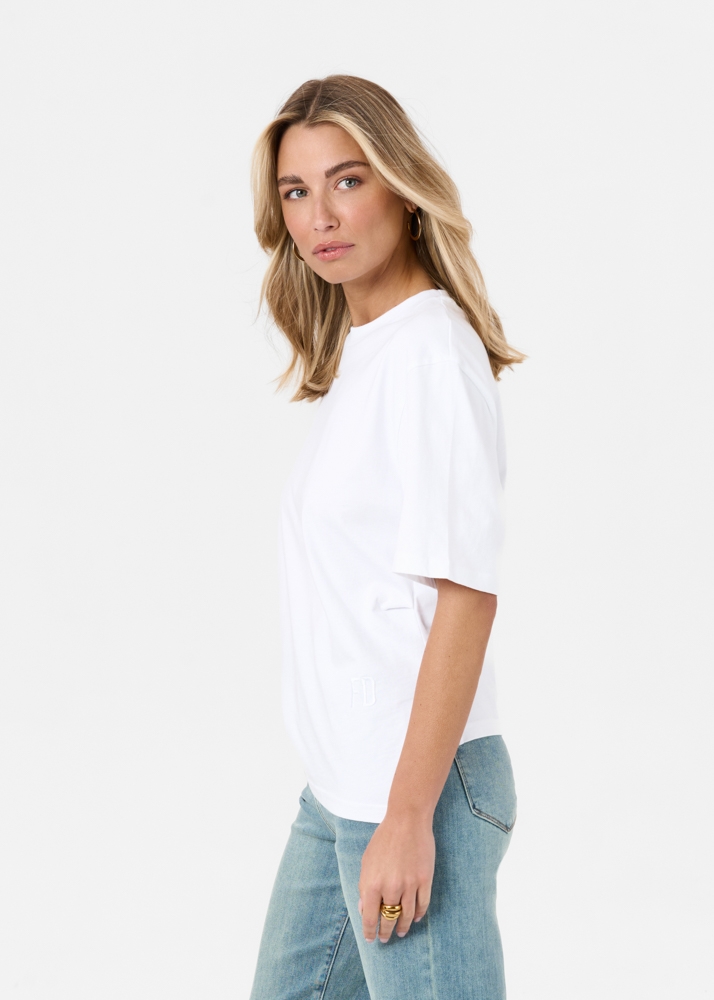 Friday Denim t-shirt wit