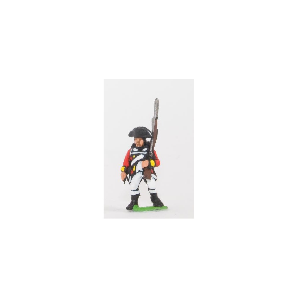 AWI British: Line Infantry advancing with shouldered Musket