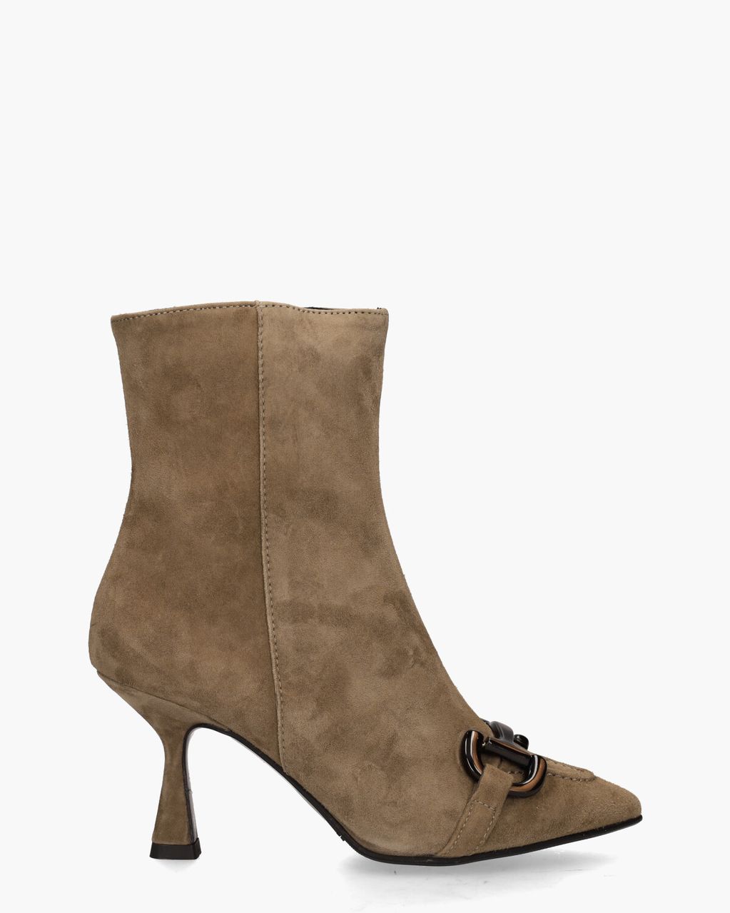 Marian Ante Taupe Dames Enkelboots