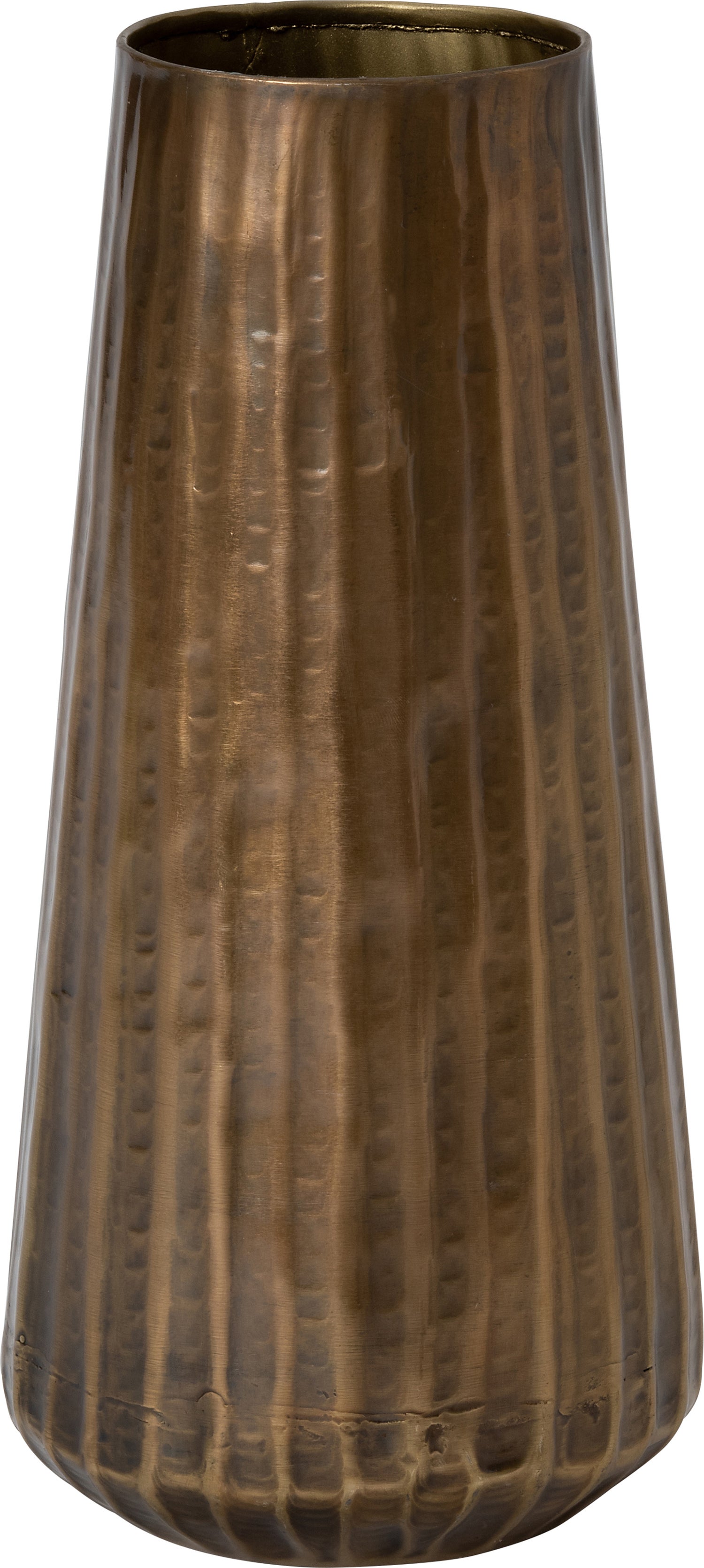 Intratuin vaas Rance goud D 12 H 25 cm