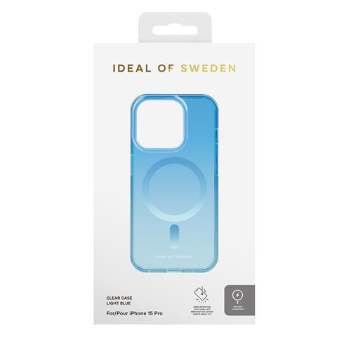 iPhone 15 Pro MagSafe Hardcase Hülle Clear Case Designer (IDCLCMS-I2361P-450) - Light Blue (Blau)