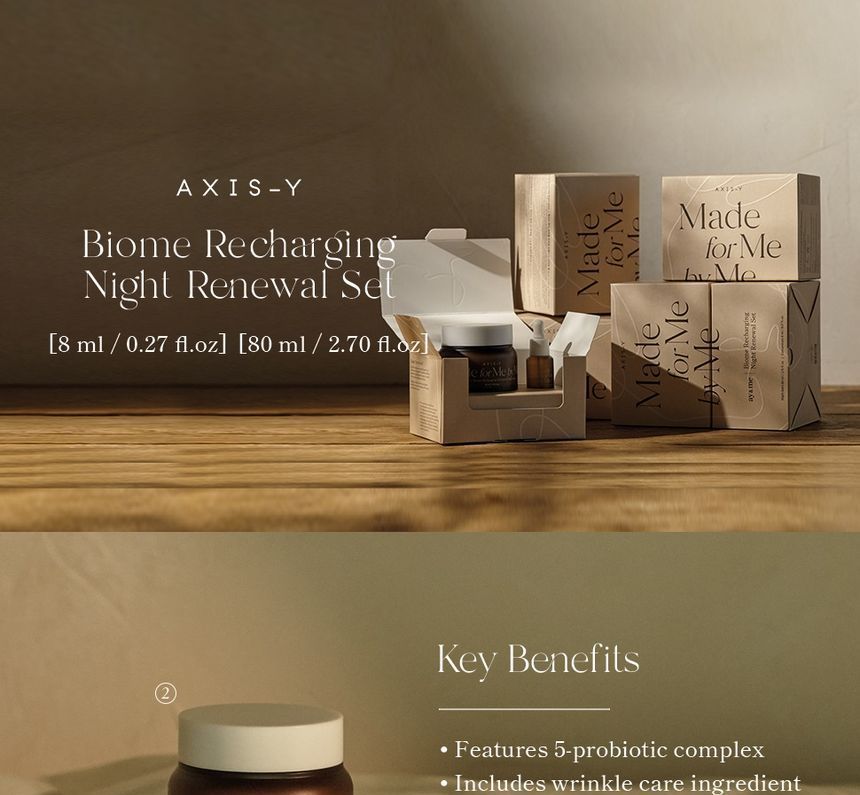 AXIS - Y - Biome Recharge Nachtelijke Vernieuwingsset