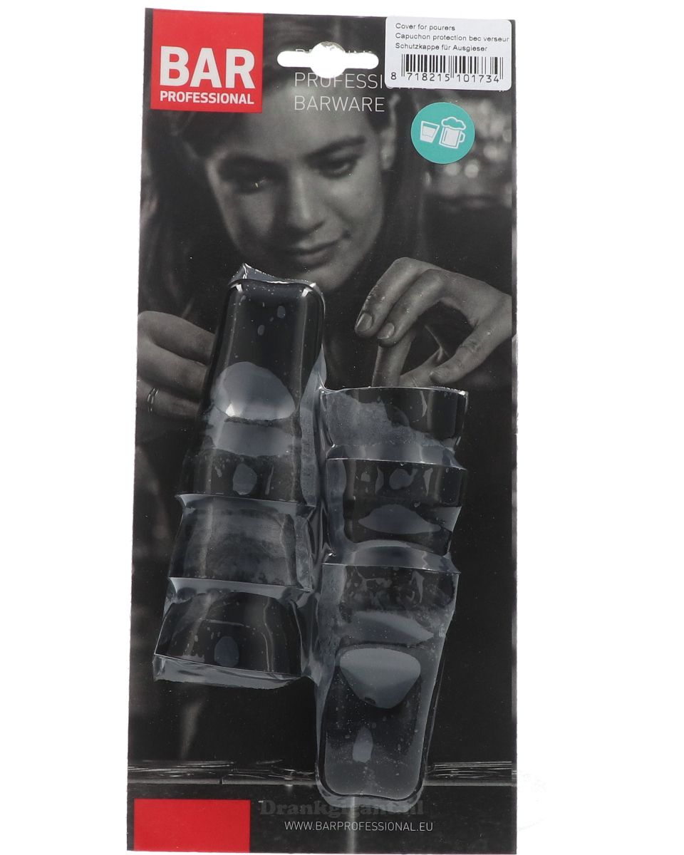 Zwarte Afdekdop Schenktuiten Set