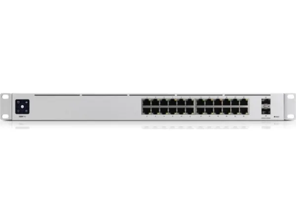 Ubiquiti UniFi Switch USW-Pro-24 - Switch - L3 - Administreret - 24 x 10/100/1000   2 x 10 Gigabit SFP  (uplink) - monterbar på stativ, desktop