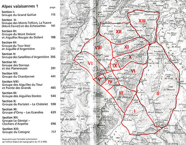 CAS - Guide des alpes Valaisannes 1 du Trient au gd-st-b
