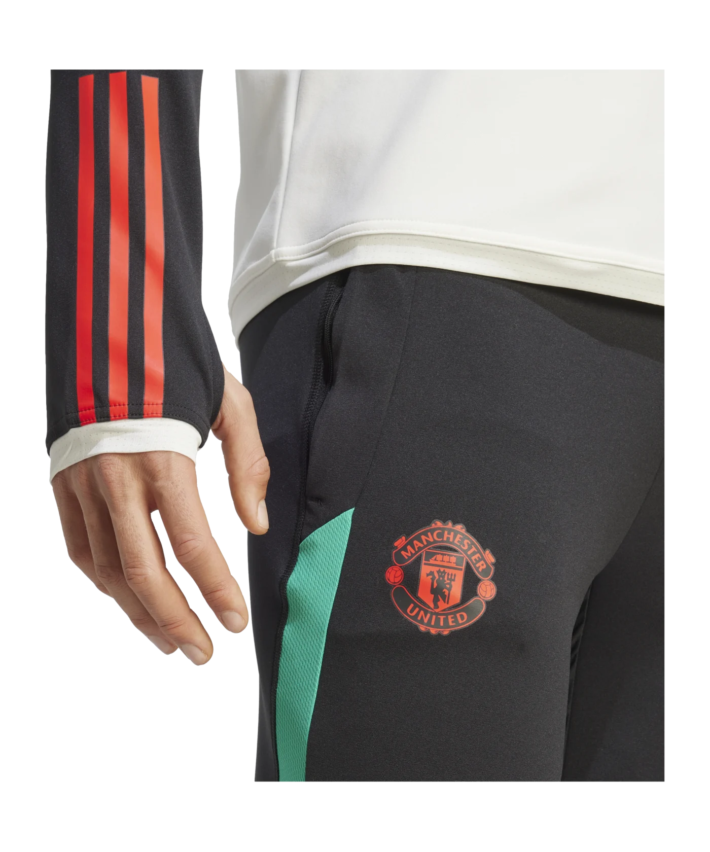 adidas Manchester United Trainingshose Schwarz