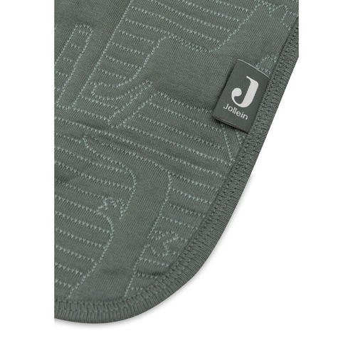 Couverture berceau Jungle jambo - Ash green - JOLLEIN
