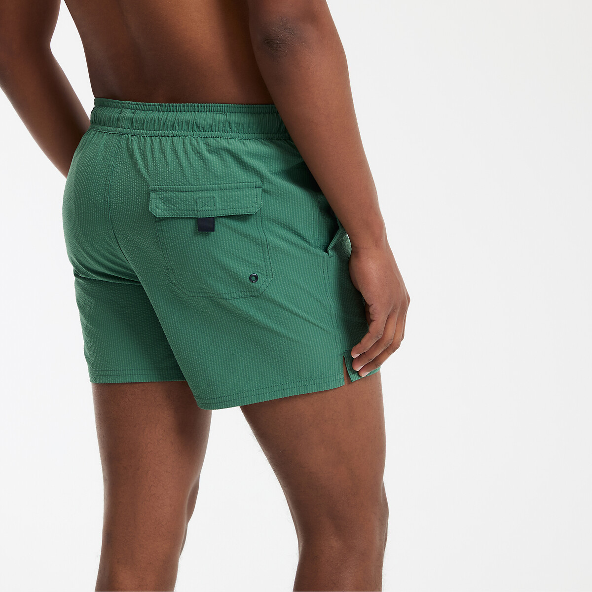 COLEÇÕES LA REDOUTE<br>Shorts de banho em seersucker