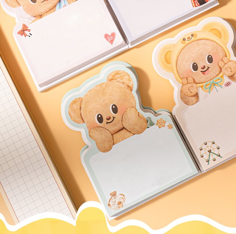 Butterbear - Butterbear Memoblok (80 pagina's) / Set