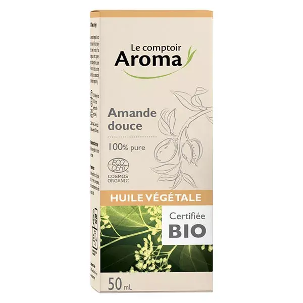 Óleo Vegetal de Amêndoas Doces Orgânico Le Comptoir Aroma 50ml
