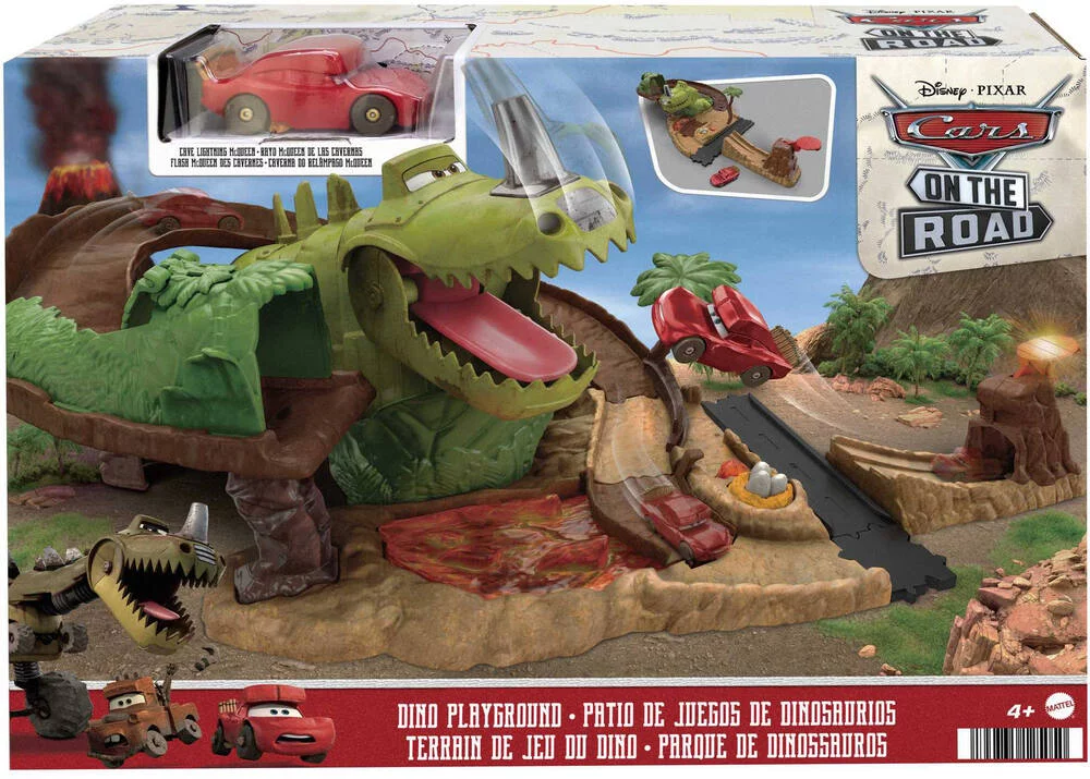 DISNEY PIXAR CARS - COFFRET PARC DU DINO CARS
