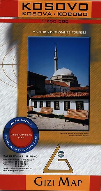 GIZI - KOSOVO ECHELLE 1 250 000 E GIZI