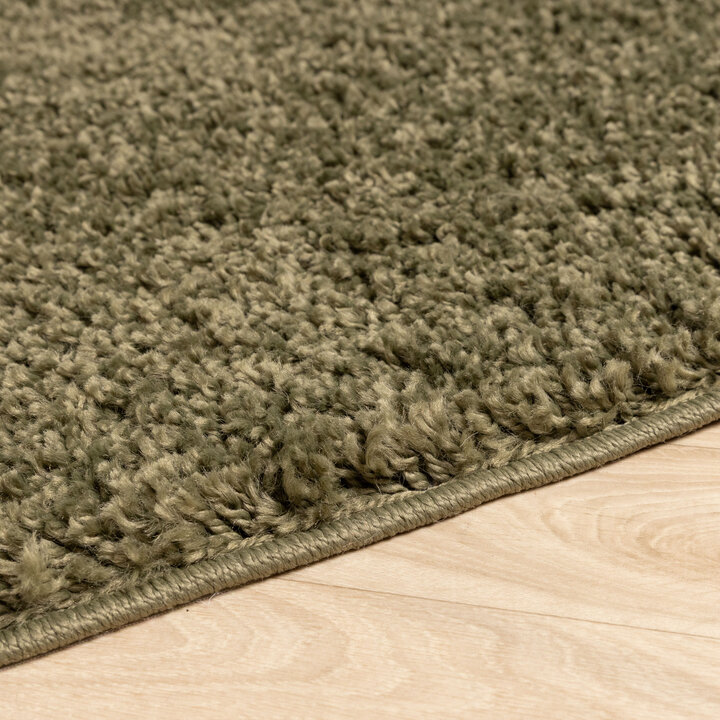 Rond Hoogpolig vloerkleed -  Wish Groen