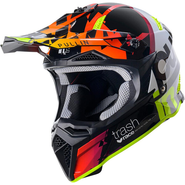 pull-in - Casque Trash Noir / Jaune fluo / Blanc / Orange