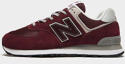 New balance Sneakers laag '574' poederroze robijnrood wit