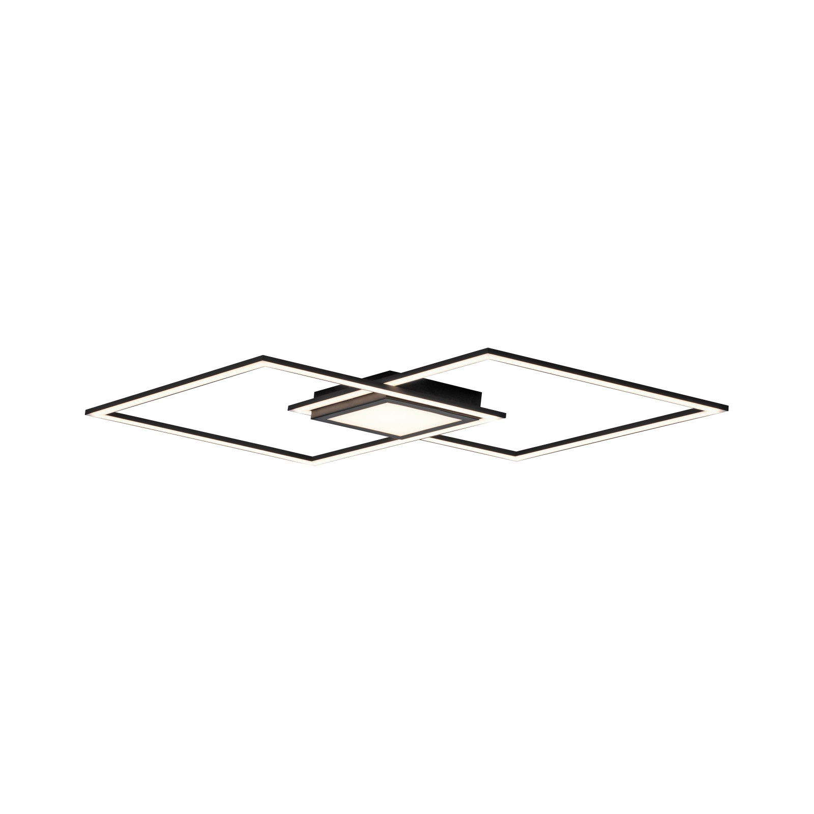 LED-Deckenleuchte - schwarz - 106 cm
