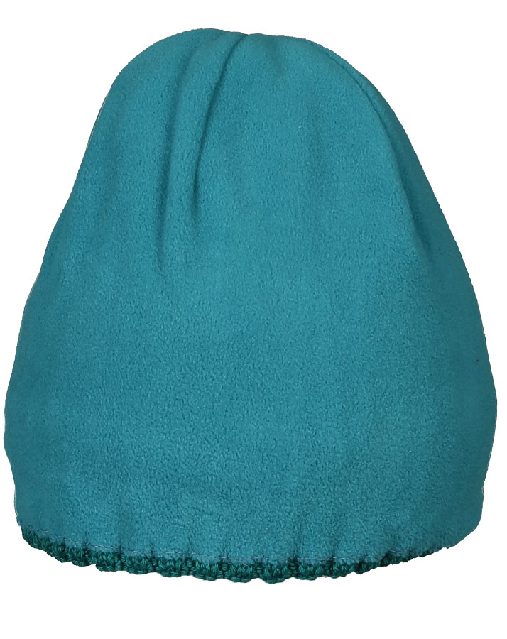 Strickmütze POMPULA mit Bommel in green mix