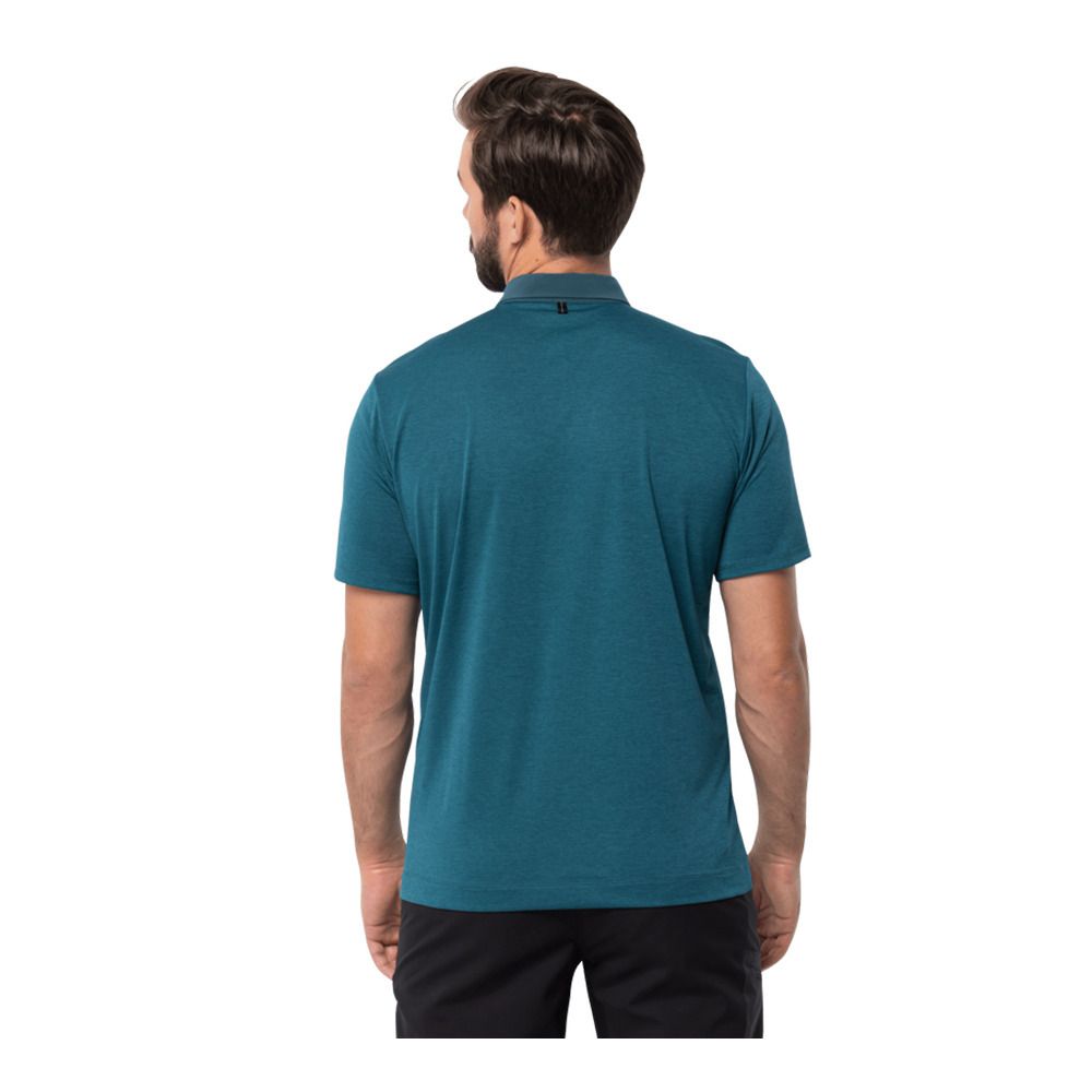 Jack Wolfskin PACK & GO - Polo Homme blue daze
