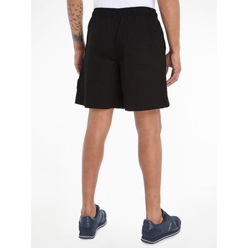 Calvin Klein Jeans Hør Shorts, Black, XXL