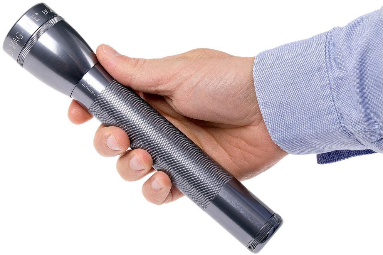Maglite ML25LT MagLED zaklamp 3-C cell, grijs