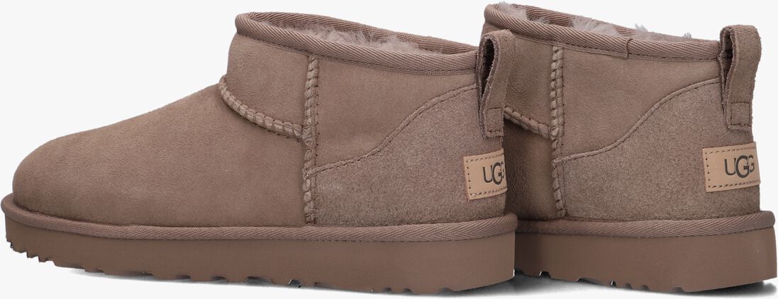 taupe ugg vachtlaarzen w classic ultra mini
