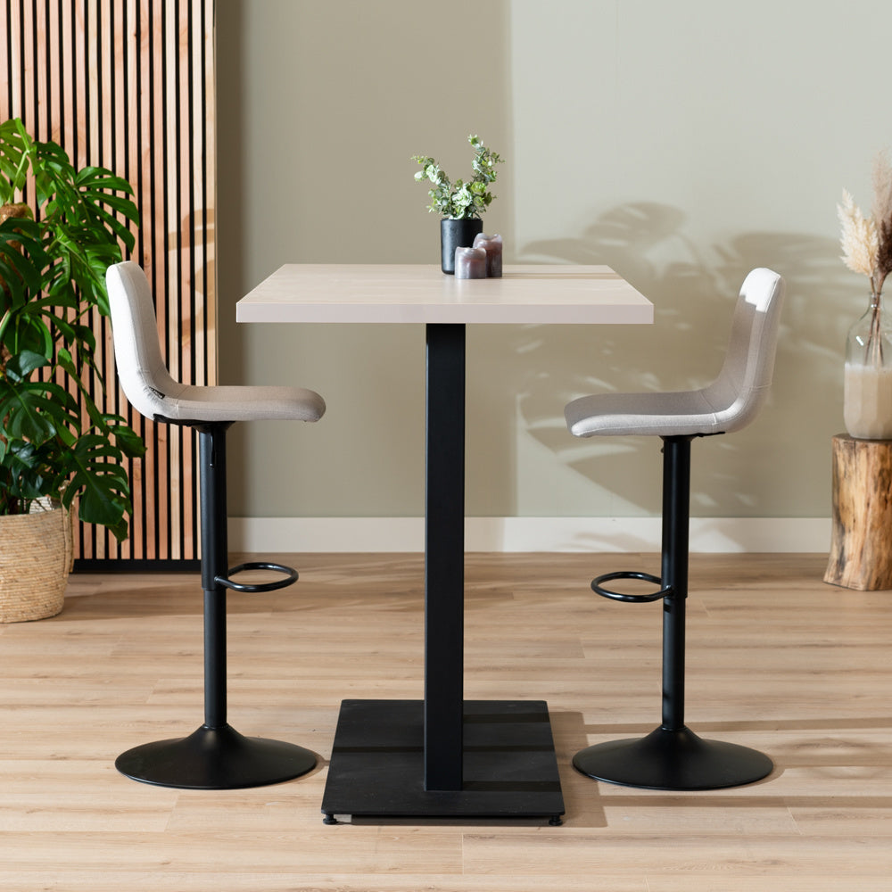 Bronx71 Bartafel Nils melamine beige 140 x 80 x 109 cm