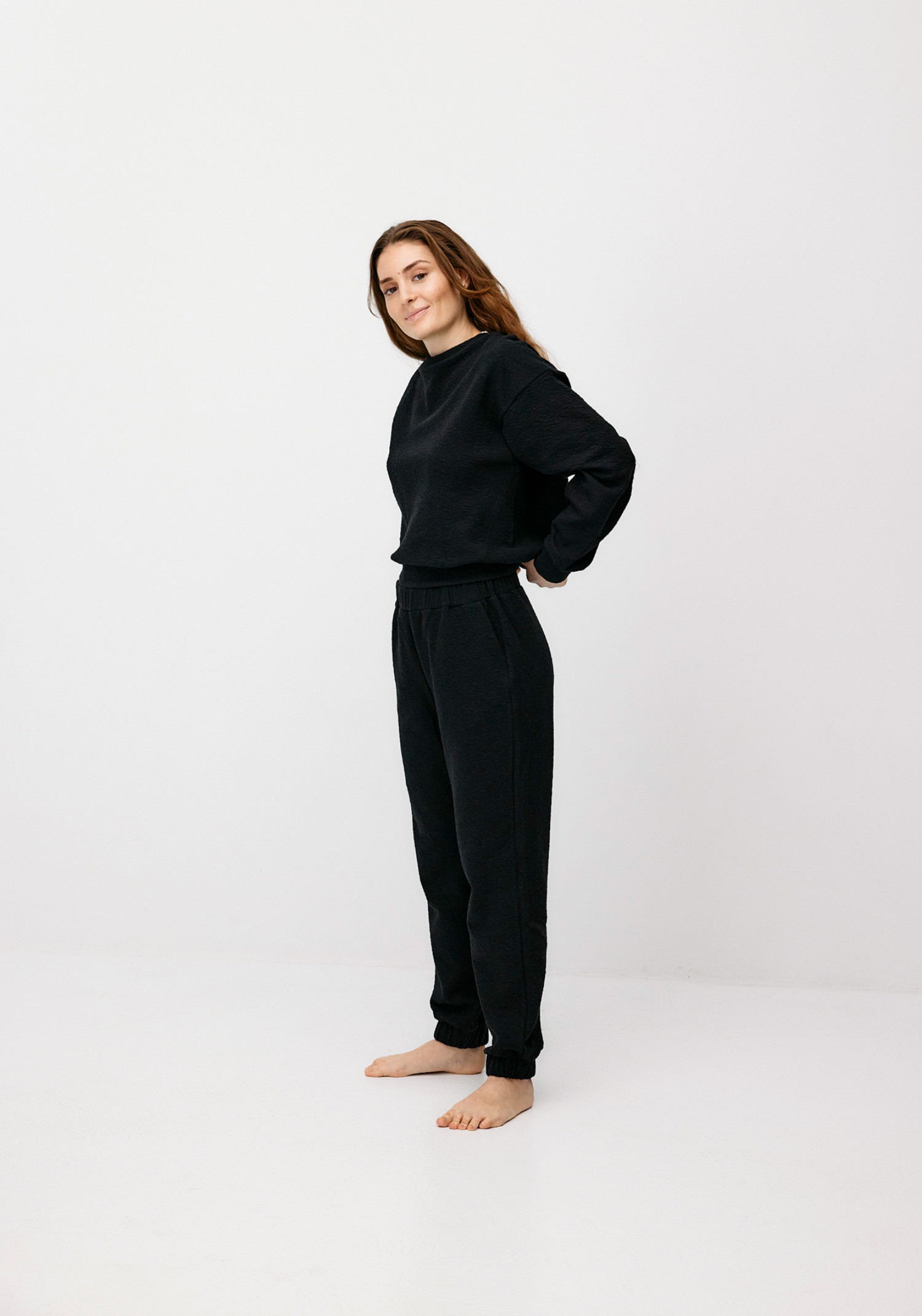 Moya Kala Pullover Botanic Sweater Black Intense