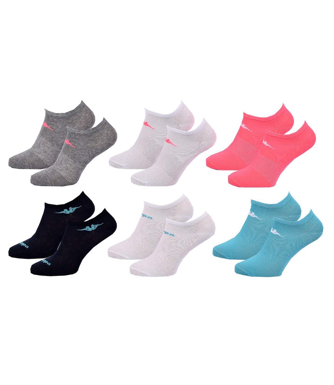 Chaussettes Femme SNEAKER KAPPA Lot de 6 Pack de 6 Paires 50416