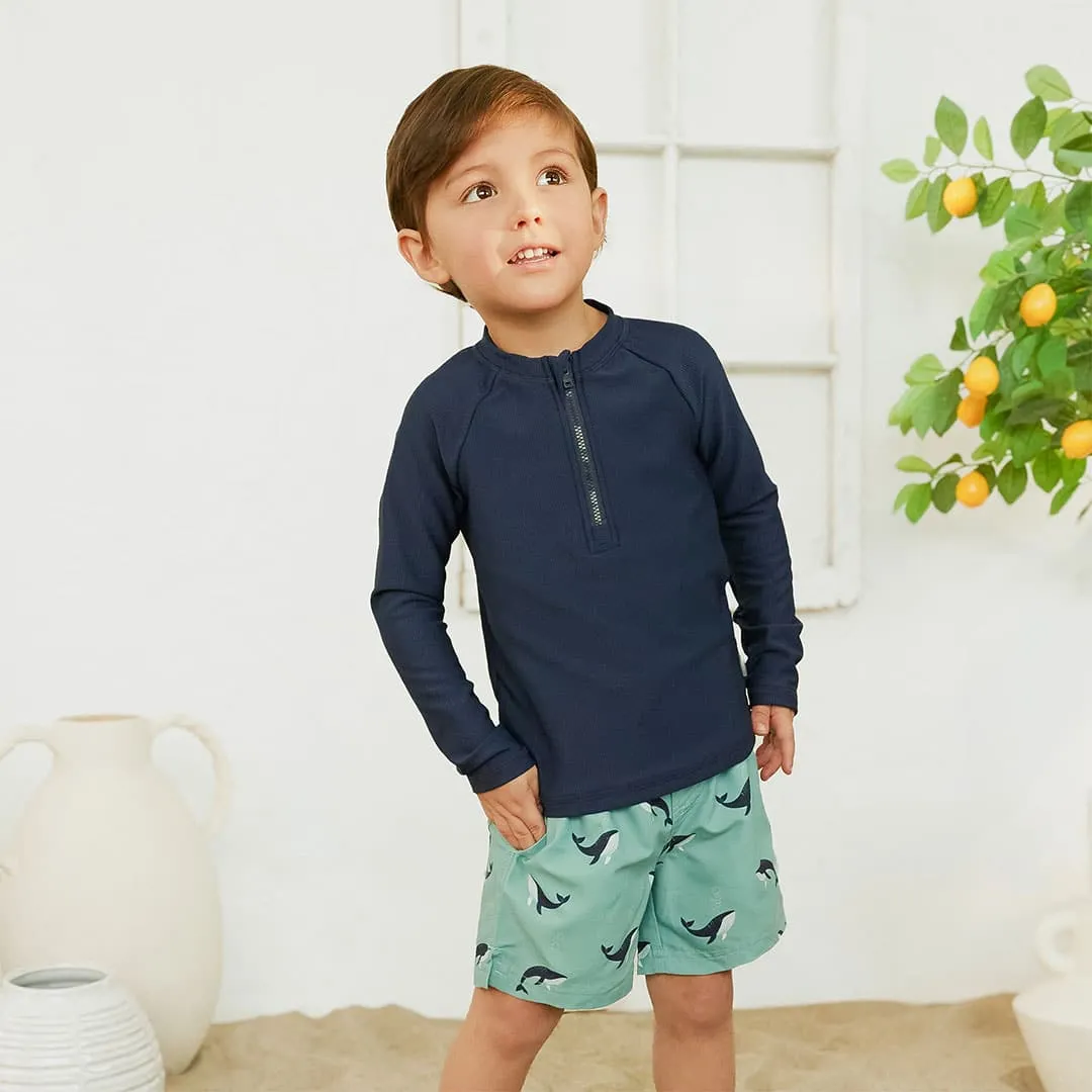 Petit Lem Maillot Short Baleines 2-7ans