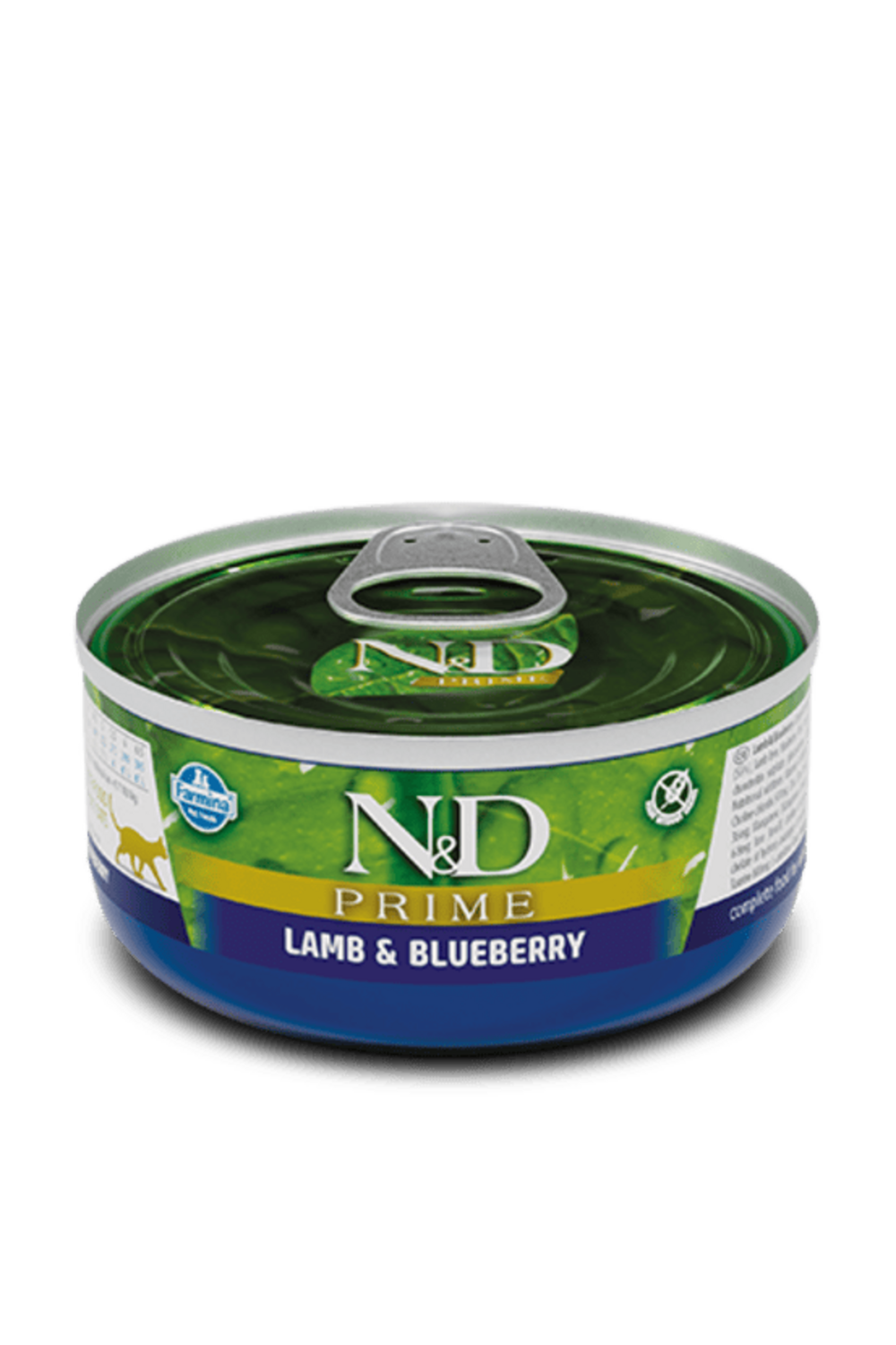 Humides n&d chat prime agneau & myrtille 24x70 gr