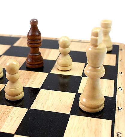 TACTIC Brettspiel - Schach - Collection Classique - Holz