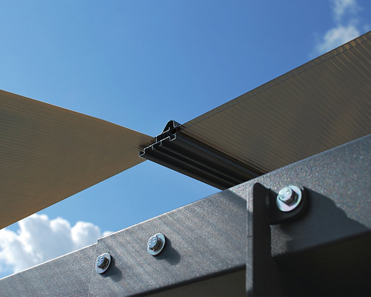 Carport Arcadia 3.59 x 6.49m Canopia Aluminium et polycarbonate