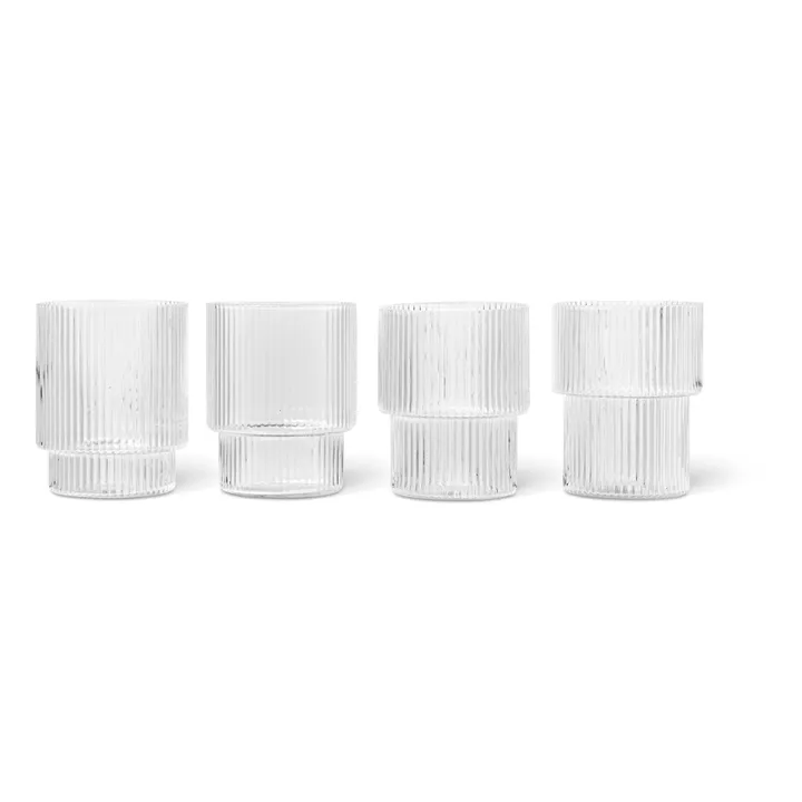 Ferm Living Verres Ripple - Set de 4