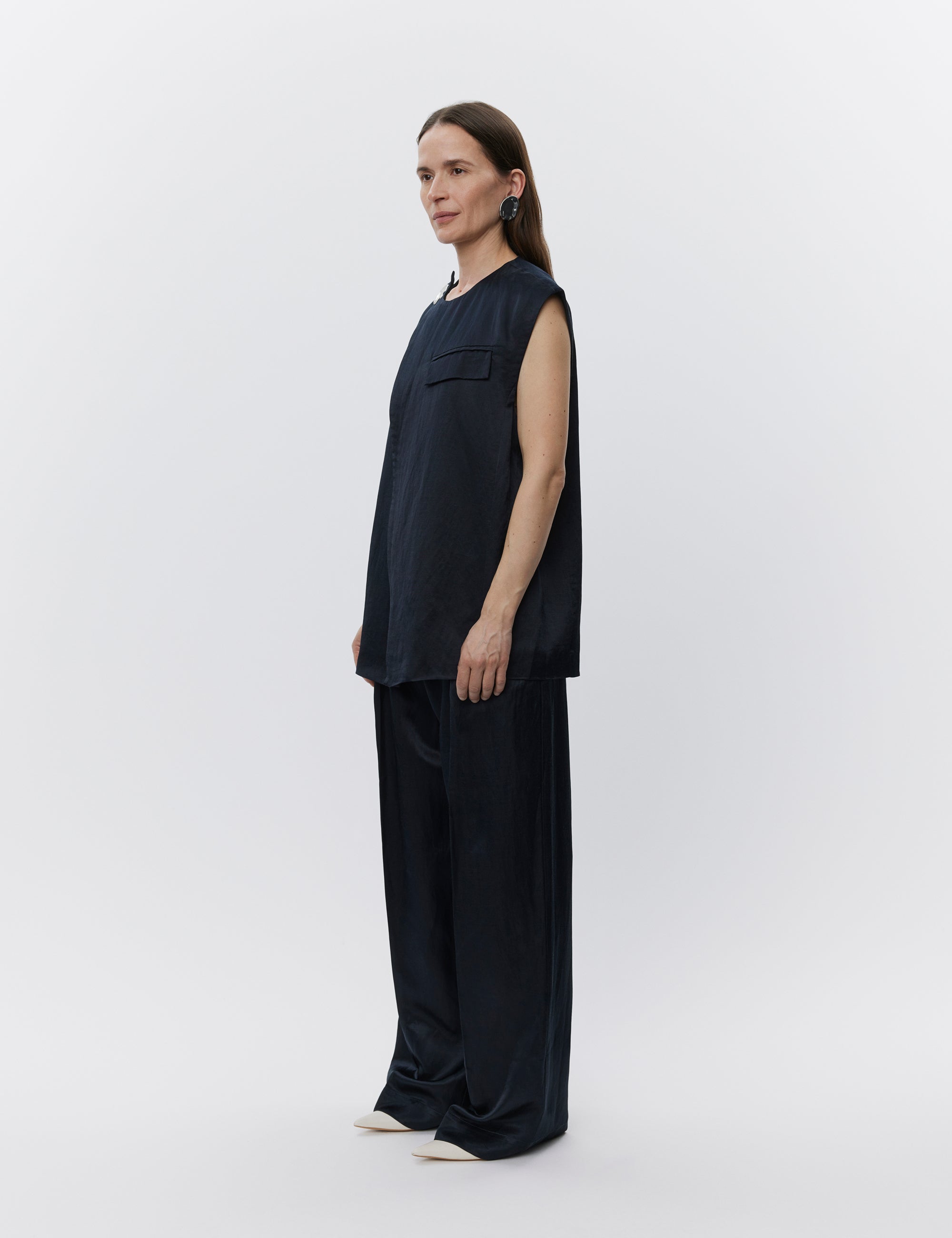DAY Birger et Mikkelsen  Marlin High Shine vest - sort